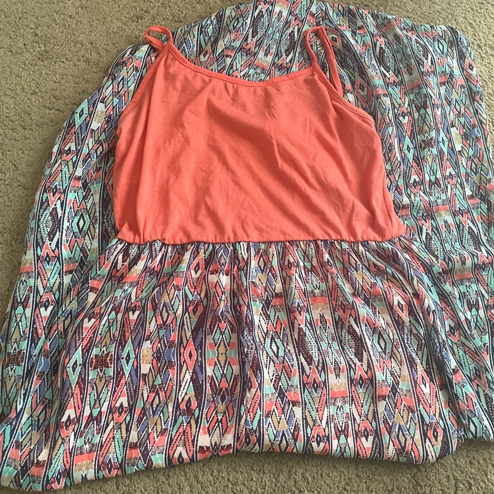 Pink and pattern dress